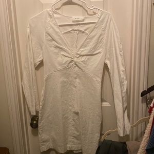 A.L.C Aila Puff-Sleeve Mini Dress